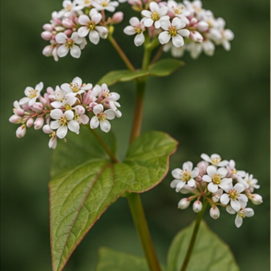 Buchweizen in der Blüte