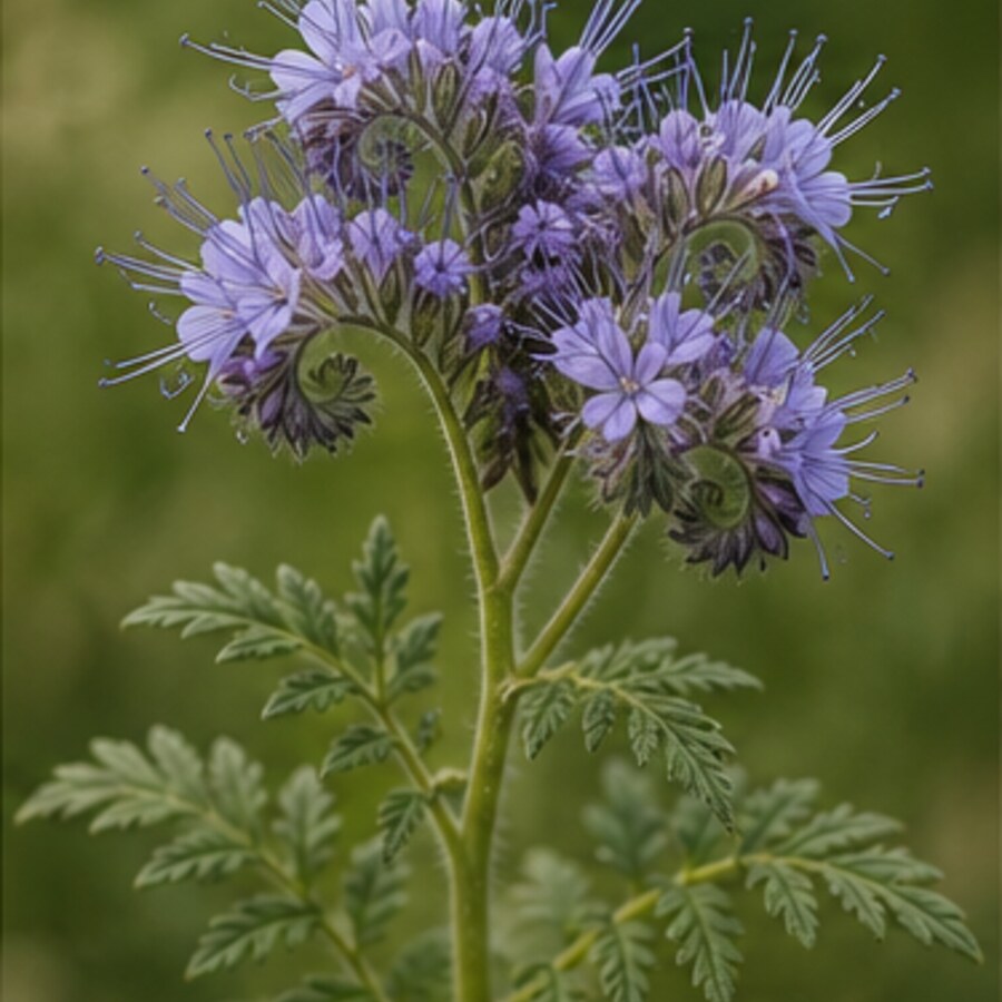 Phacelia in der Blüte