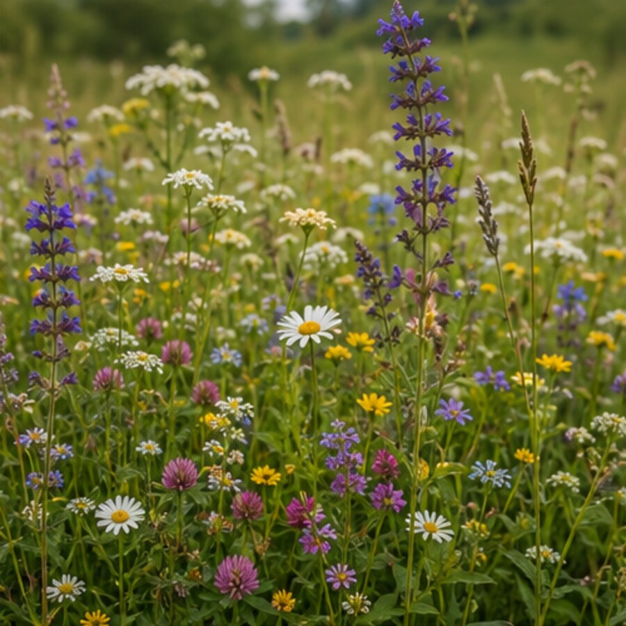 Wildblüten in der Blüte